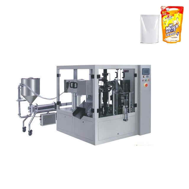 Automatic rotary bag packing machine for cream
